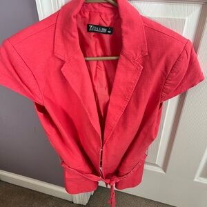 New York & Company Vibrant Red Jacket